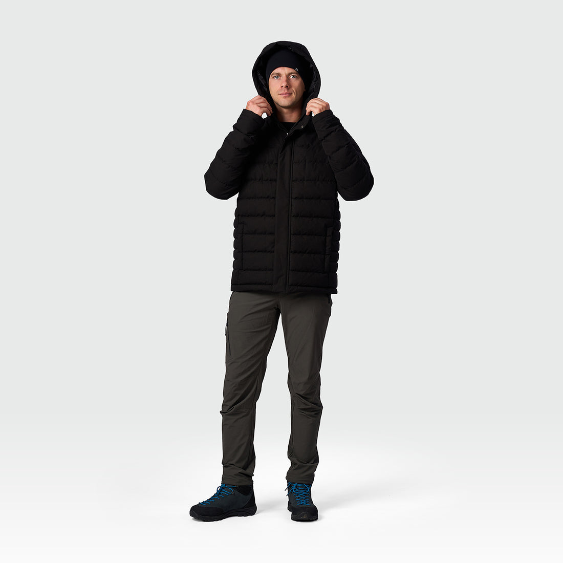 BU-5453SP men's insulated quilted winter jacket RIGOBE