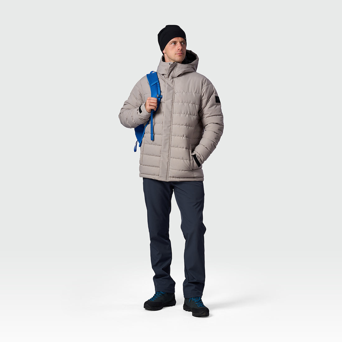 BU-5453SP men's insulated quilted winter jacket RIGOBE