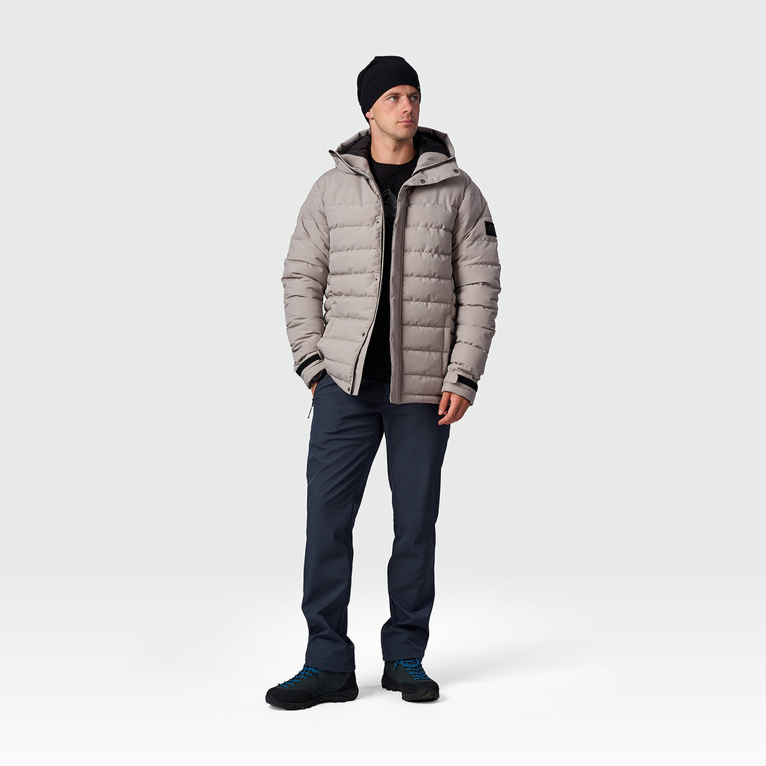 BU-5453SP men's insulated quilted winter jacket RIGOBE