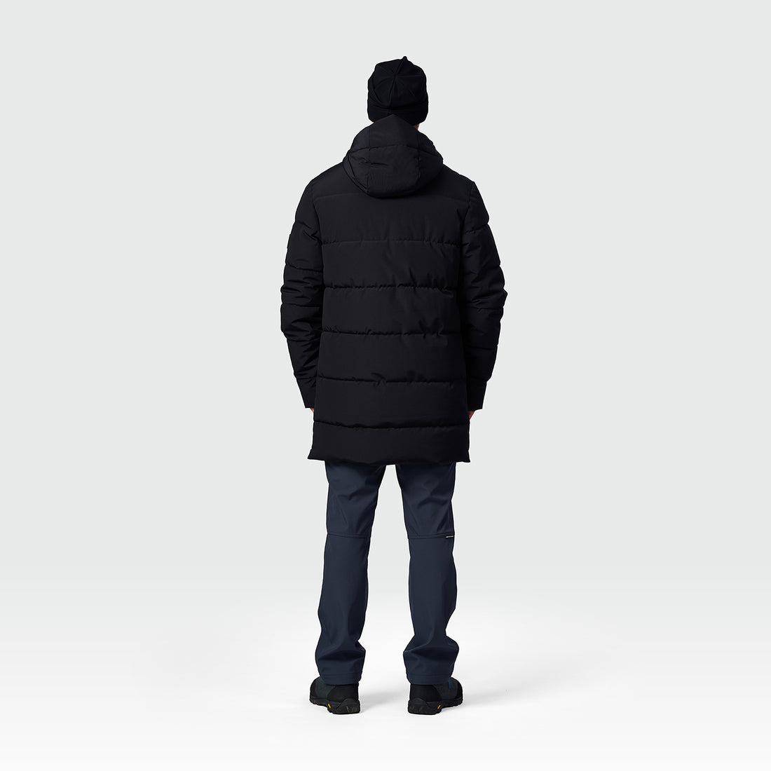 BU-5454SP men's casual trendy insulated long jacket GOBER