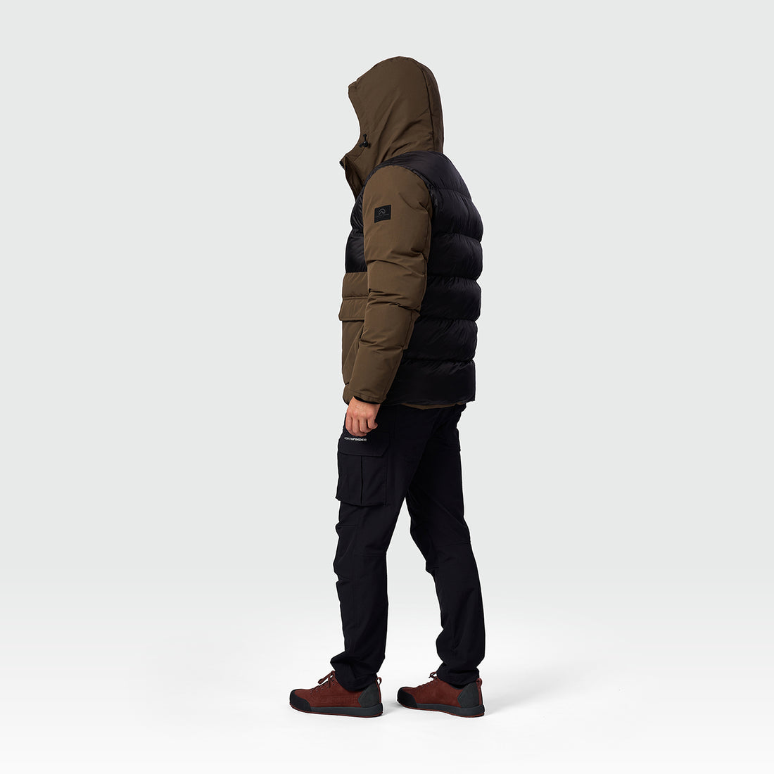 BU-5457SP men's casual trendy insulated long jacket KARRY