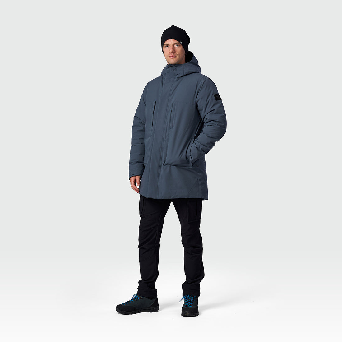 BU-5461SP men's casual insulated long jacket DIOK