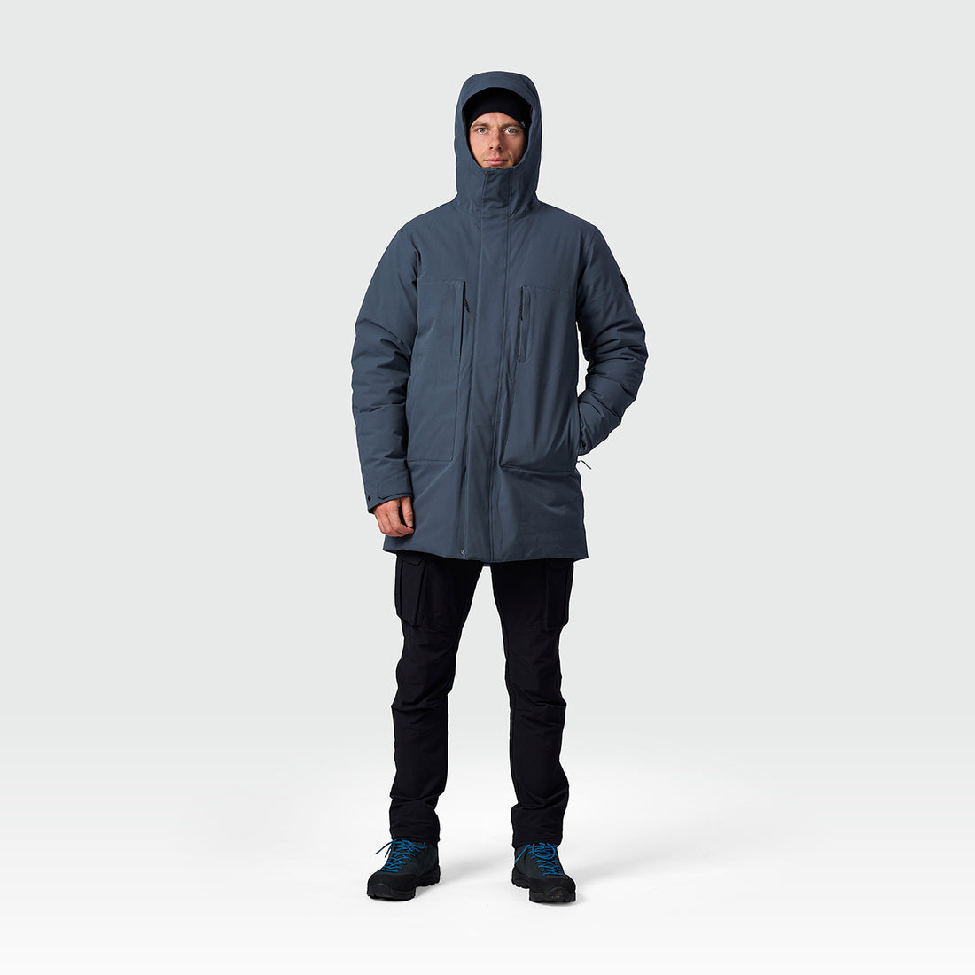 BU-5461SP men's casual insulated long jacket DIOK