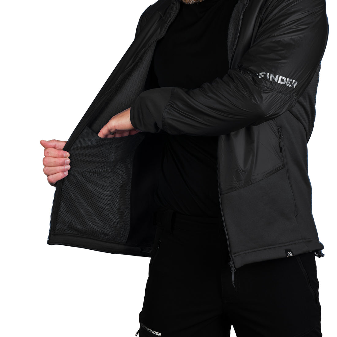 BU-5504PRO men's hybrid jacket with Polartec Alpha Direct