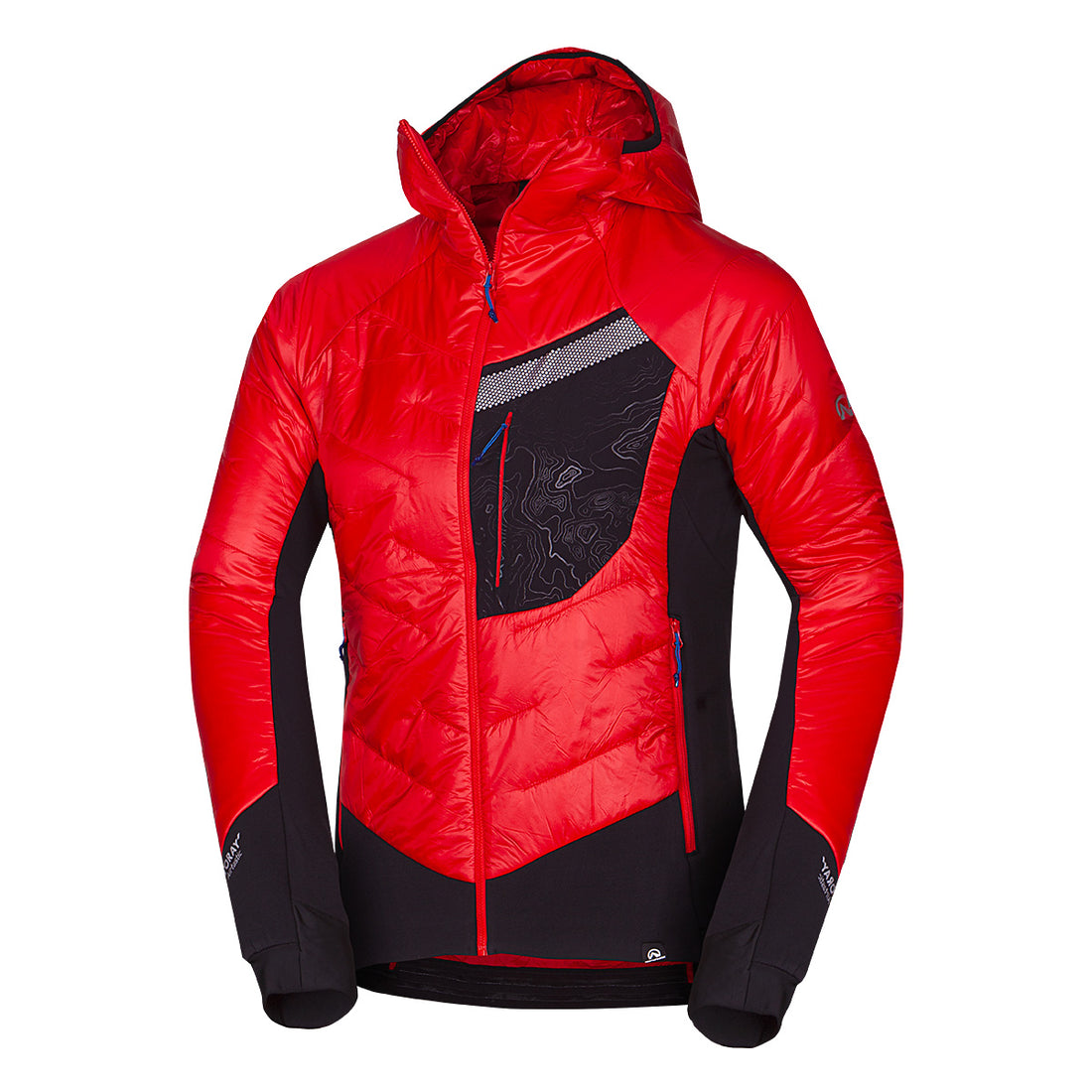 BU-5505PRO men's hybrid active jacket with Primaloft
