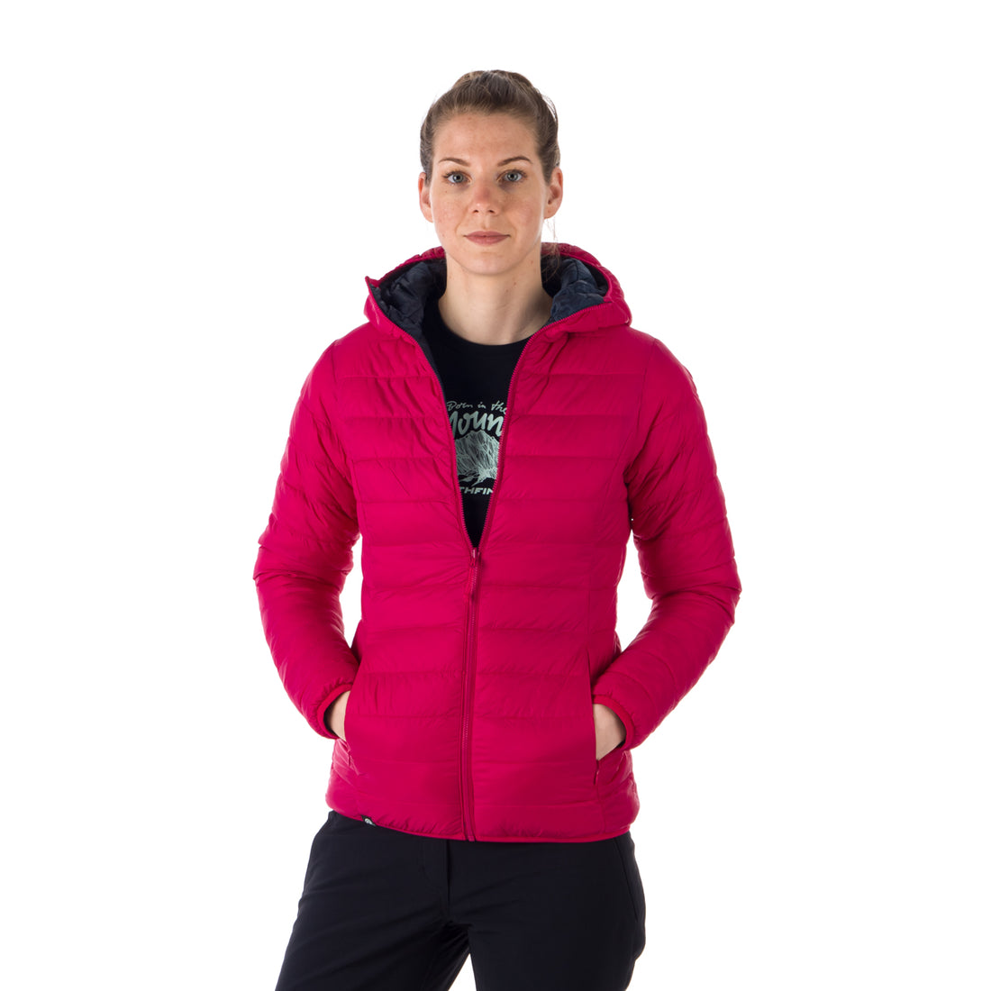 BU-6034OR women's insulated reversible hoody jacket ANNIE