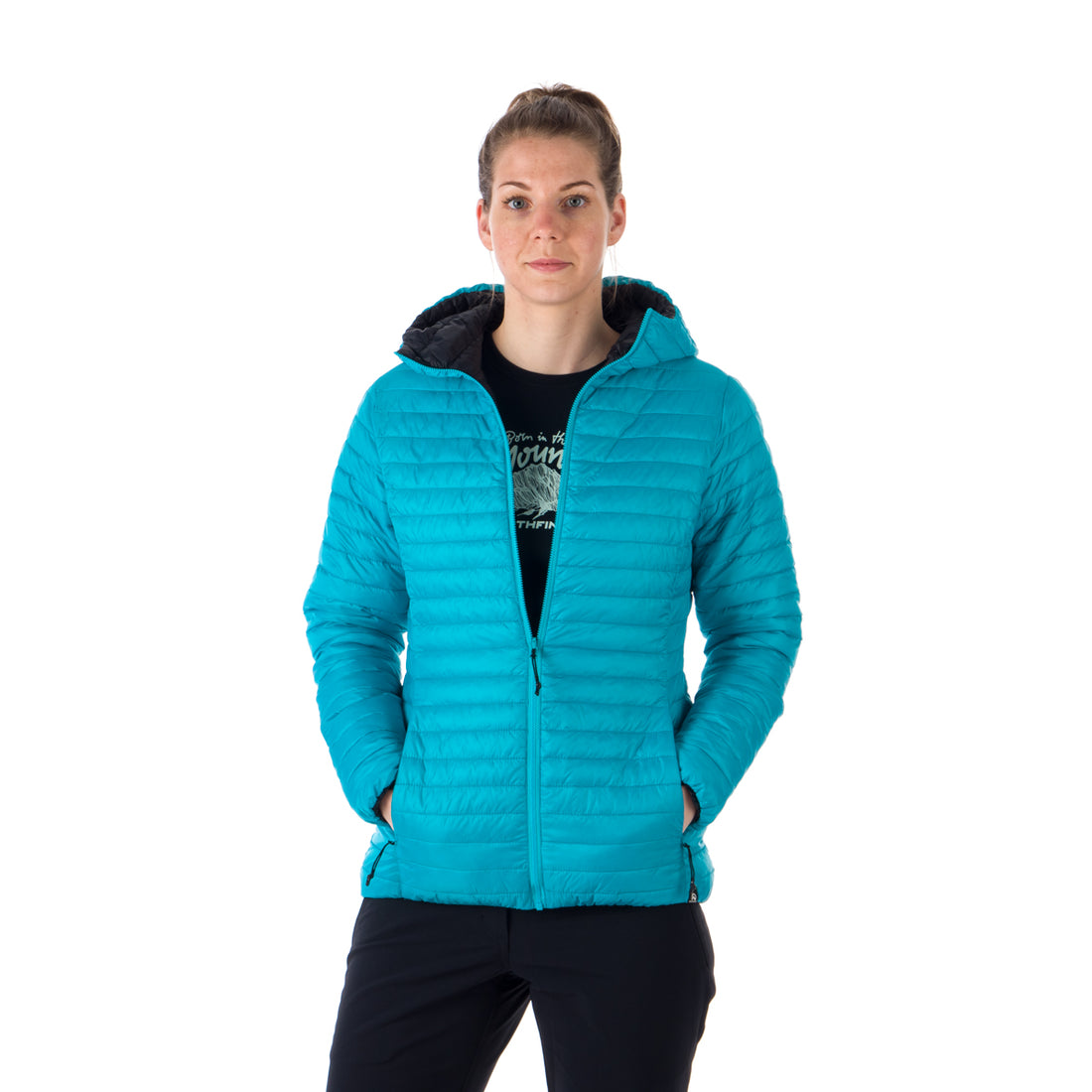 BU-6034OR women's insulated reversible hoody jacket ANNIE