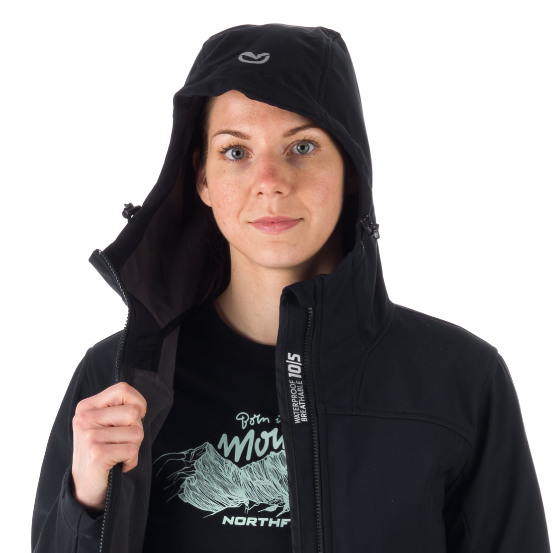 BU-6035OR women's travel elegant softshell jacket 3L ASHLEE