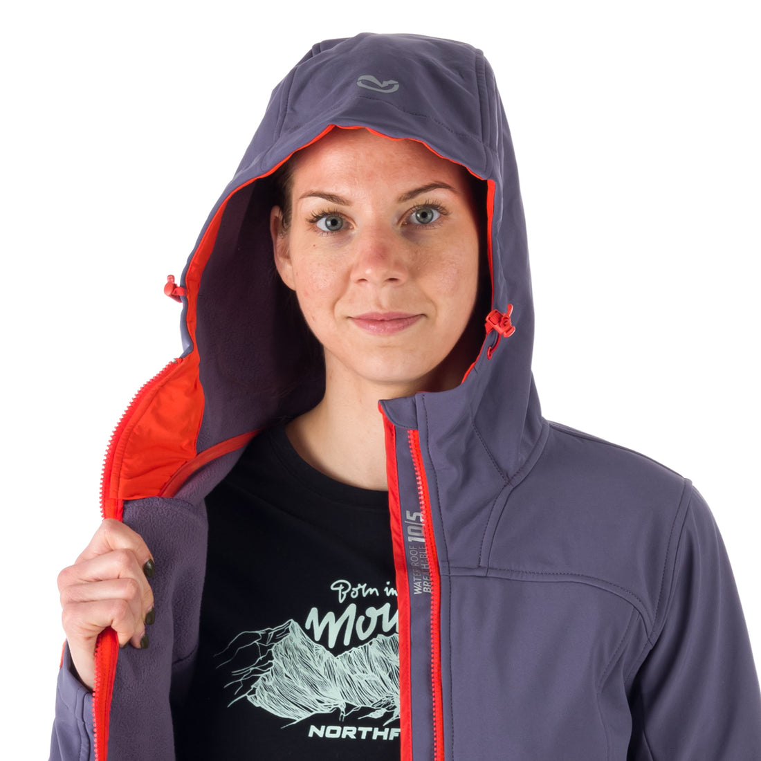 BU-6035OR women's travel elegant softshell jacket 3L ASHLEE