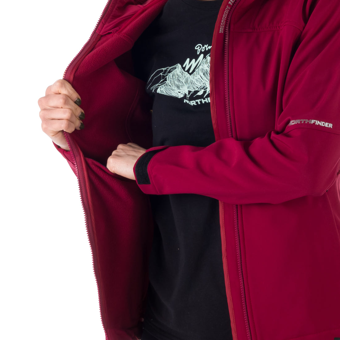 BU-6035OR women's travel elegant softshell jacket 3L ASHLEE