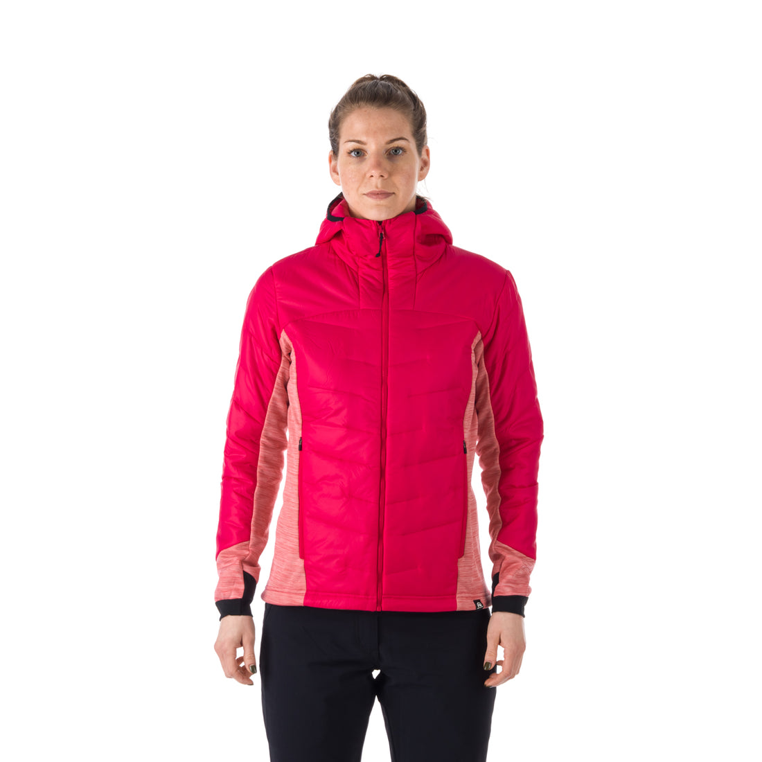 BU-6036OR women's hybrid active trekking jacket with PrimaLoft AUBRIE