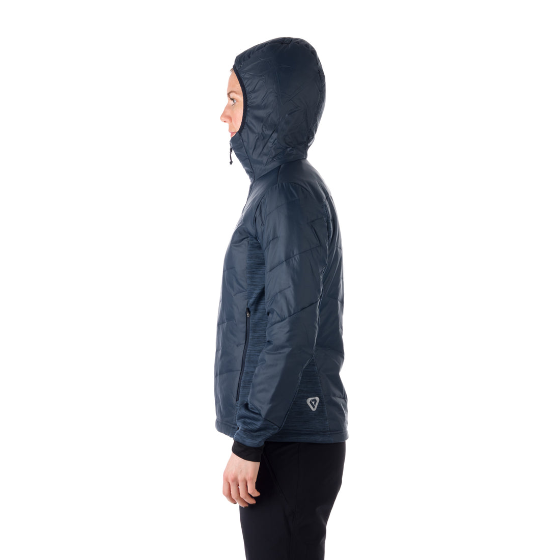 BU-6036OR women's hybrid active trekking jacket with PrimaLoft AUBRIE