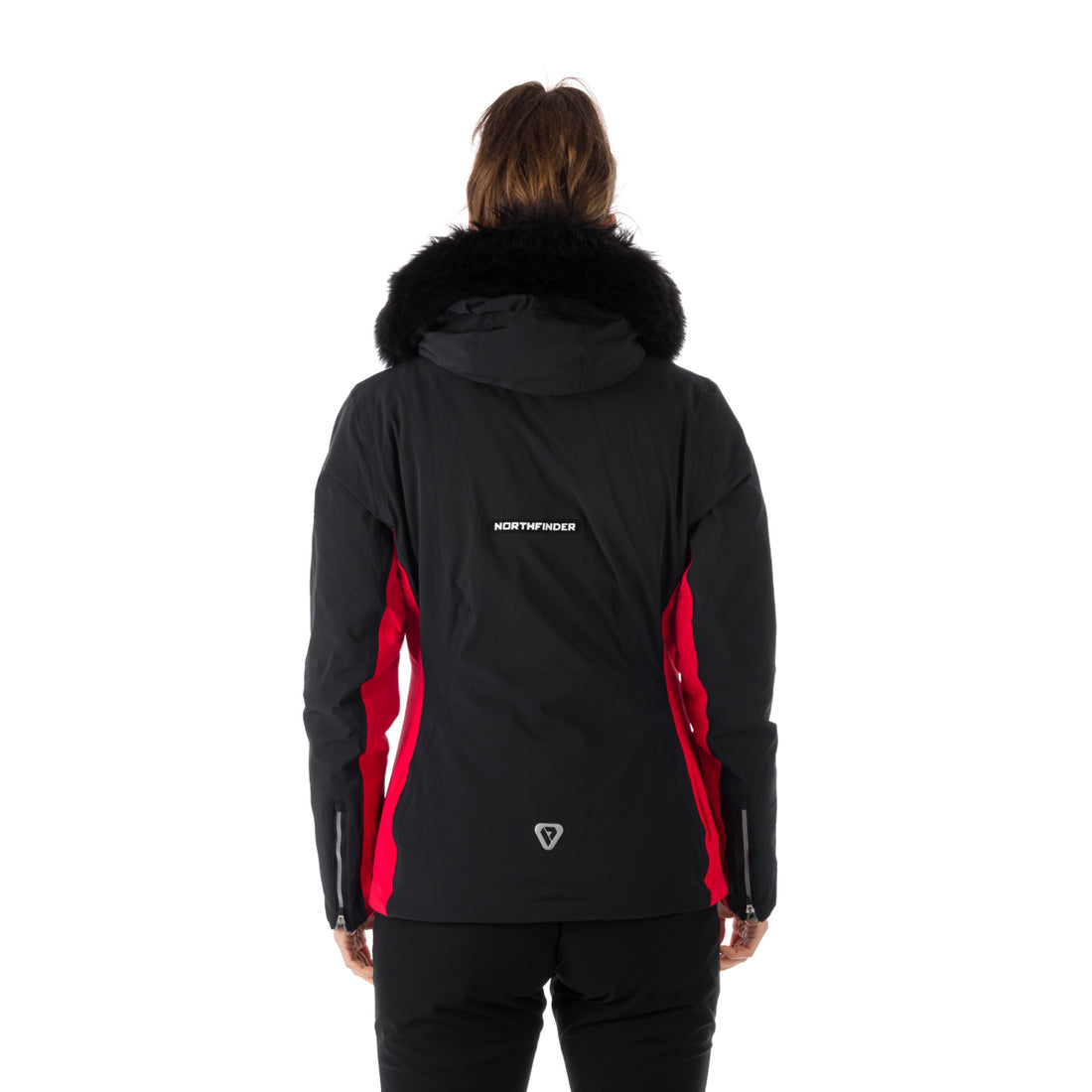 BU-6042SNW women's ski technical insulated jacket fully featured PrimaLoft BLANCHE