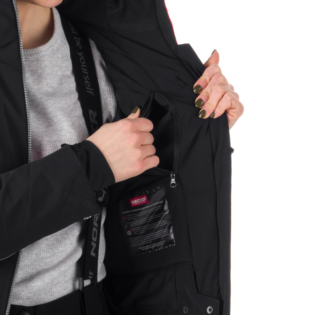 BU-6042SNW women's ski technical insulated jacket fully featured PrimaLoft BLANCHE
