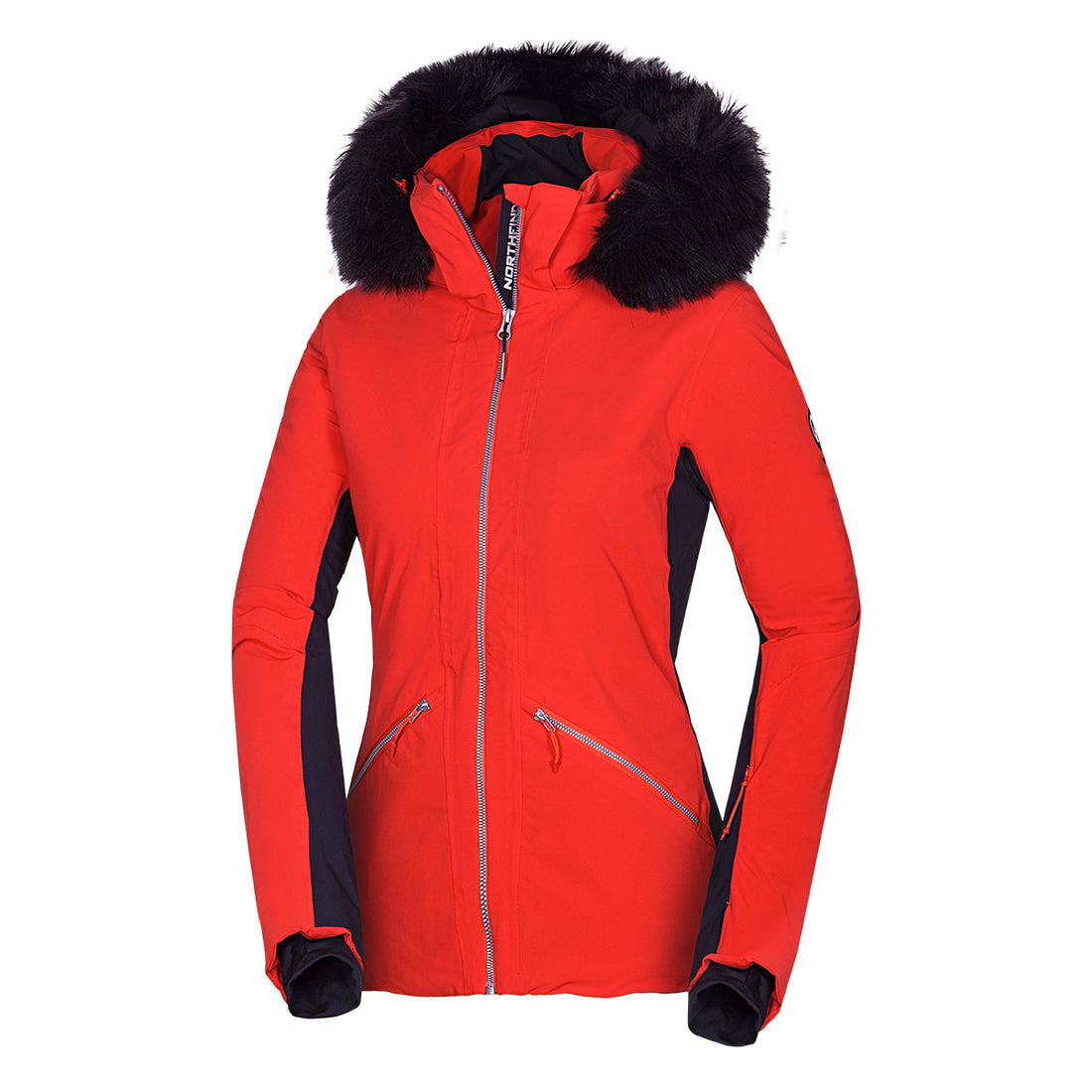 BU-6042SNW women's ski technical insulated jacket fully featured PrimaLoft BLANCHE