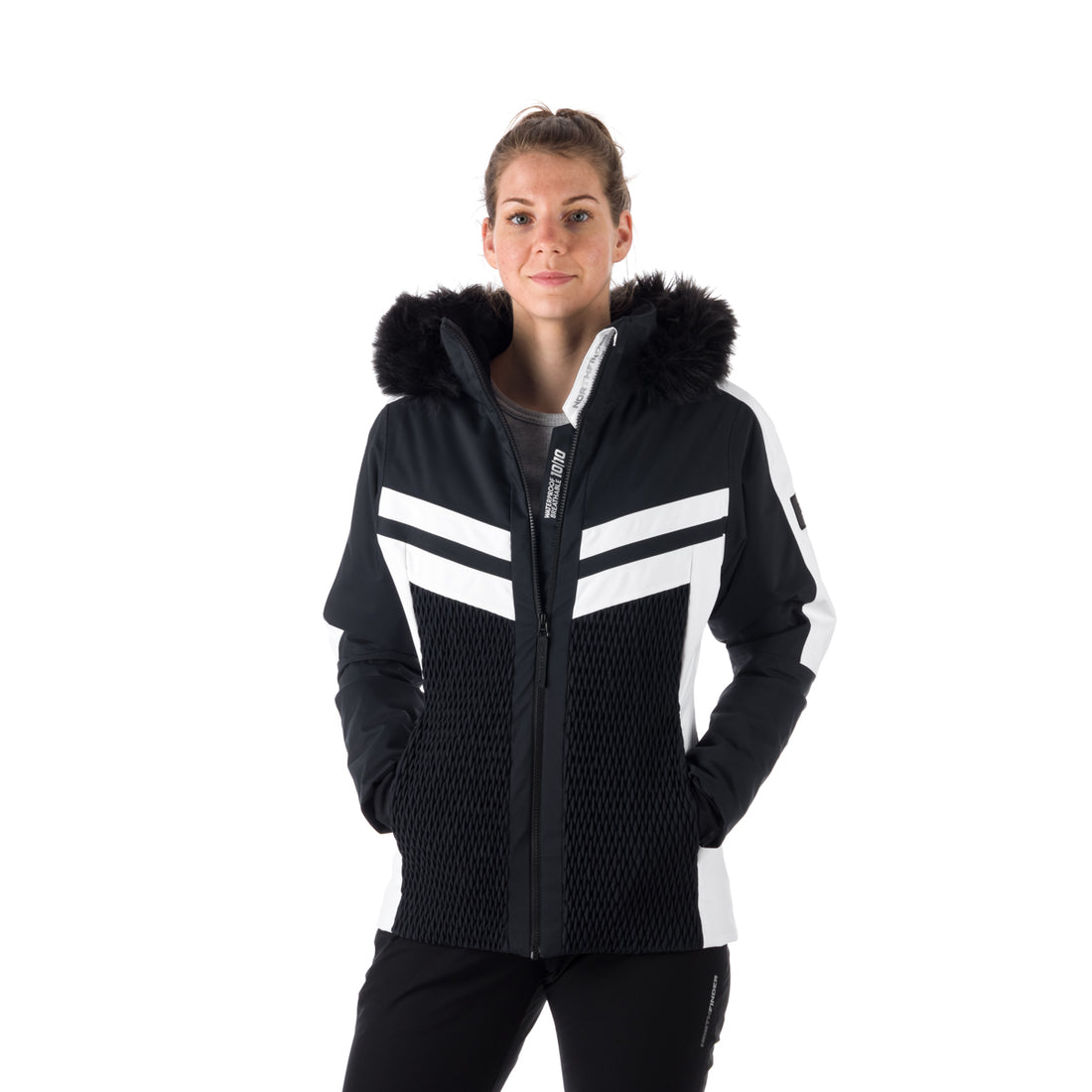 BU-6044SNW women's ski trendy comfort jacket insulated  BRANDI