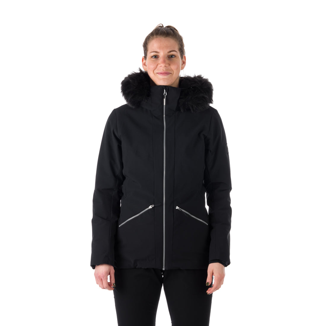 BU-6046SNW women's ski trendy elegant prolonged jacket BRINLEY