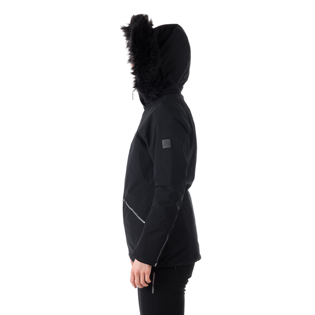 BU-6046SNW women's ski trendy elegant prolonged jacket BRINLEY