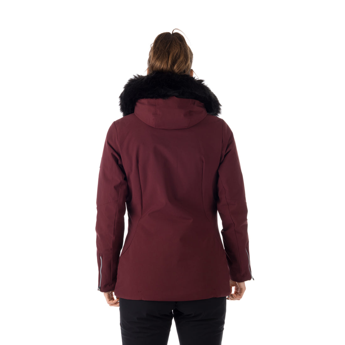 BU-6046SNW women's ski trendy elegant prolonged jacket BRINLEY