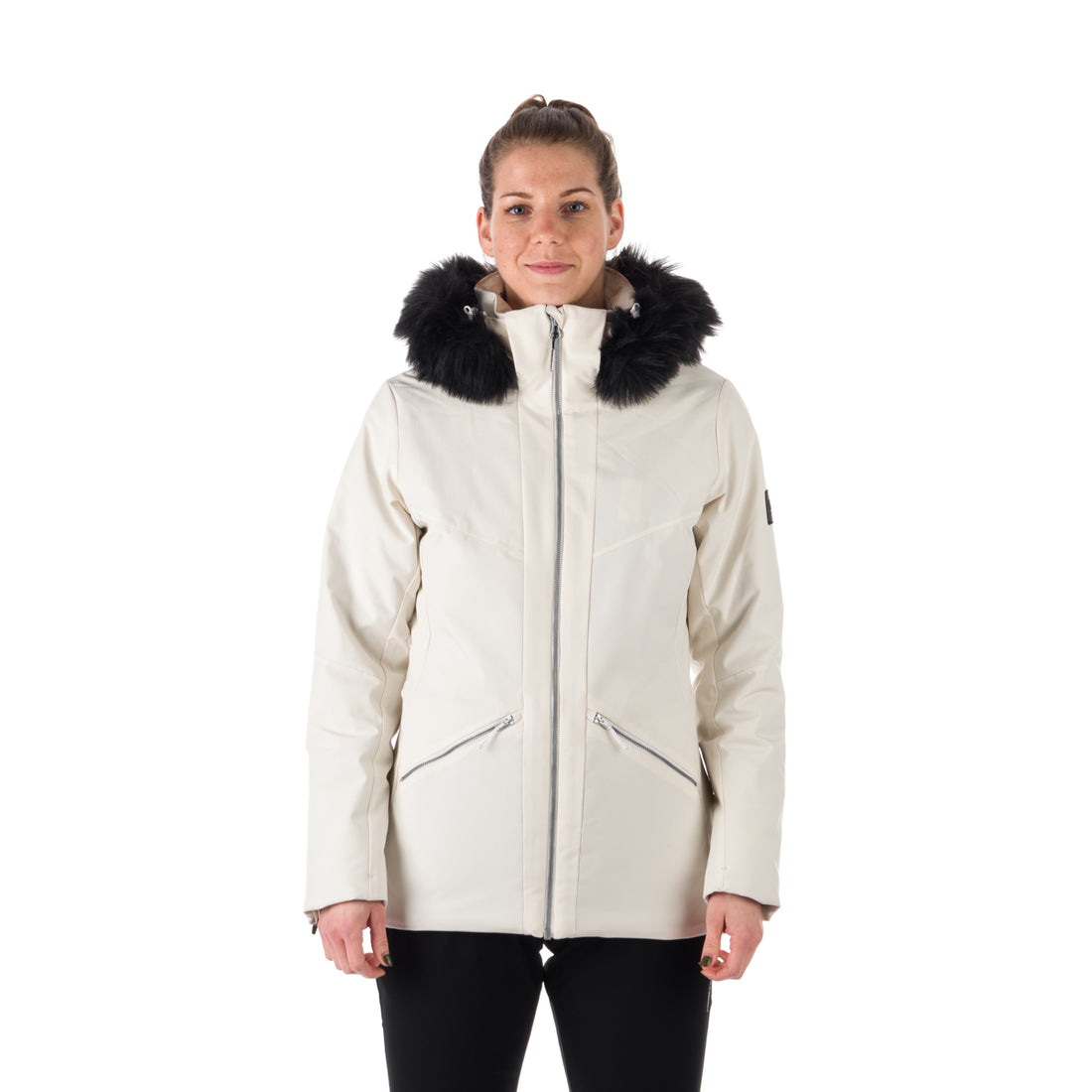 BU-6046SNW women's ski trendy elegant prolonged jacket BRINLEY