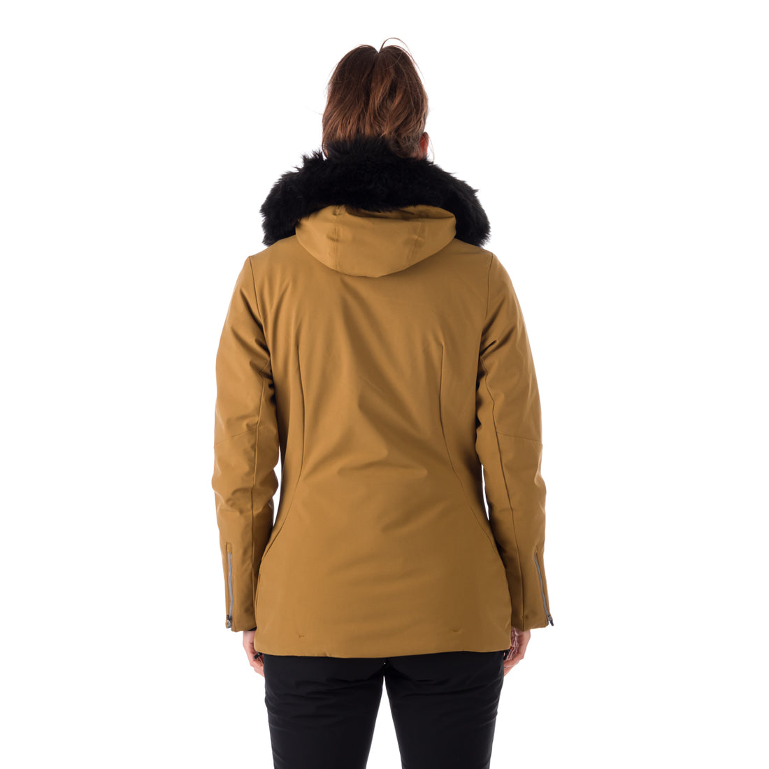 BU-6046SNW women's ski trendy elegant prolonged jacket BRINLEY