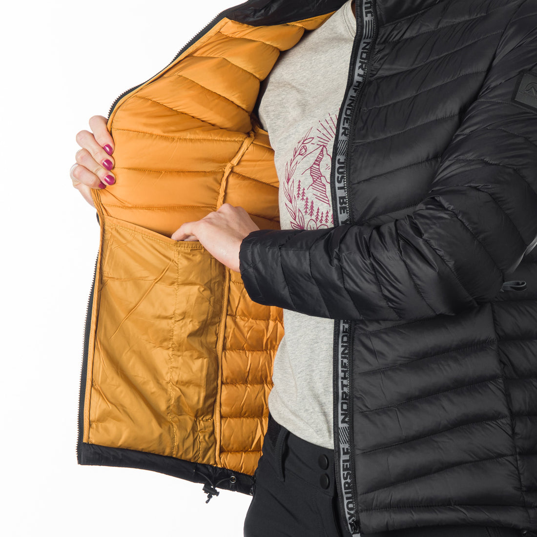 BU-6065SP women's sport lightweight like down elegant jacket CORNELIA