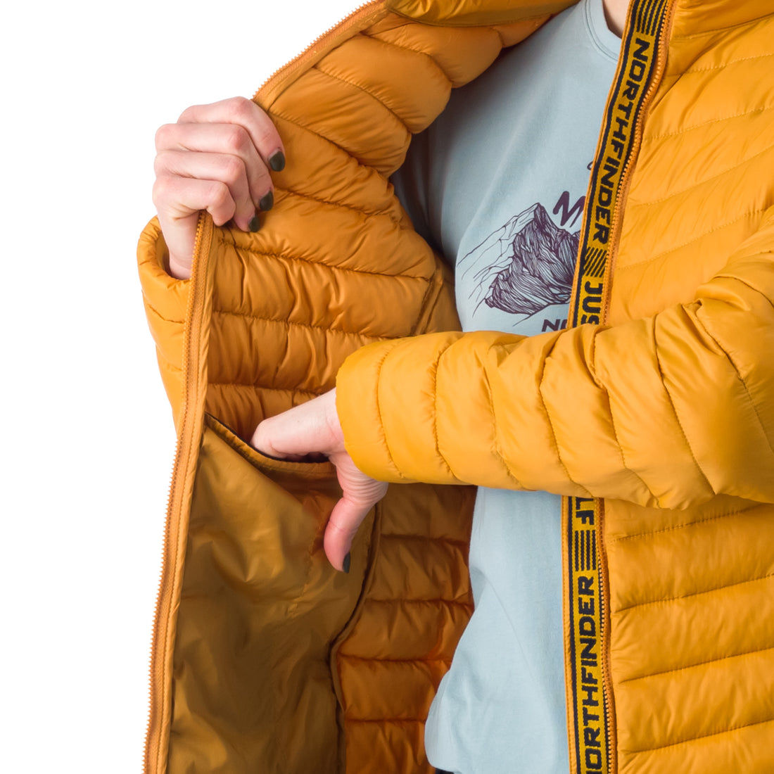 BU-6065SP women's sport lightweight like down elegant jacket CORNELIA