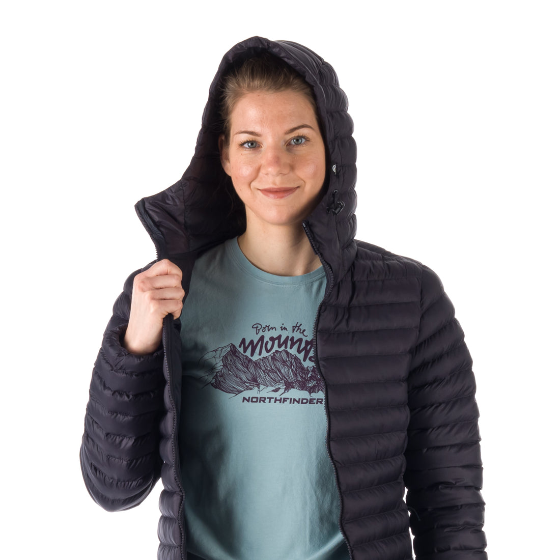 BU-6066SP women's sport like down jacket long style CUBA