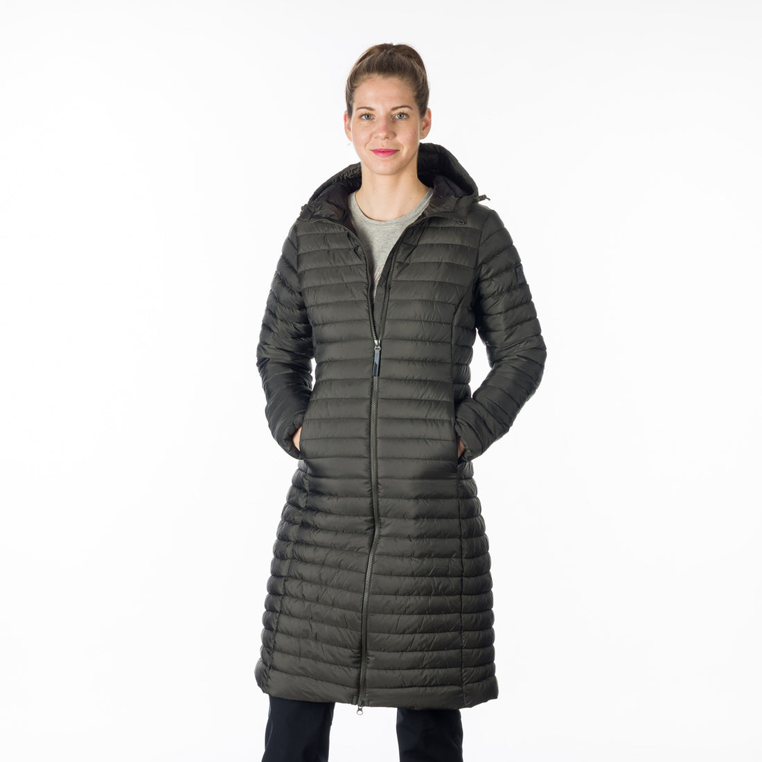 BU-6066SP women's sport like down jacket long style CUBA