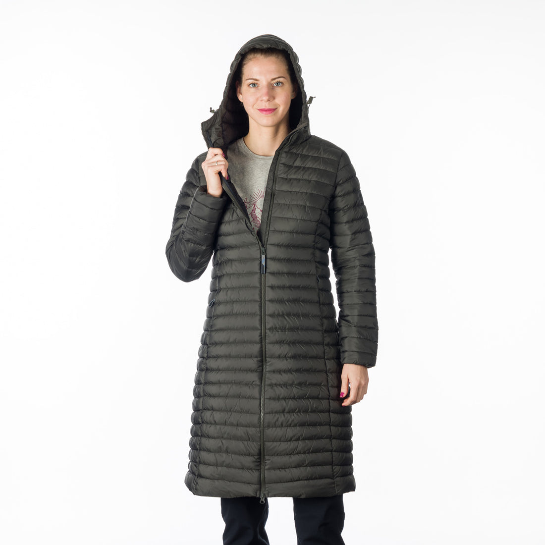BU-6066SP women's sport like down jacket long style CUBA