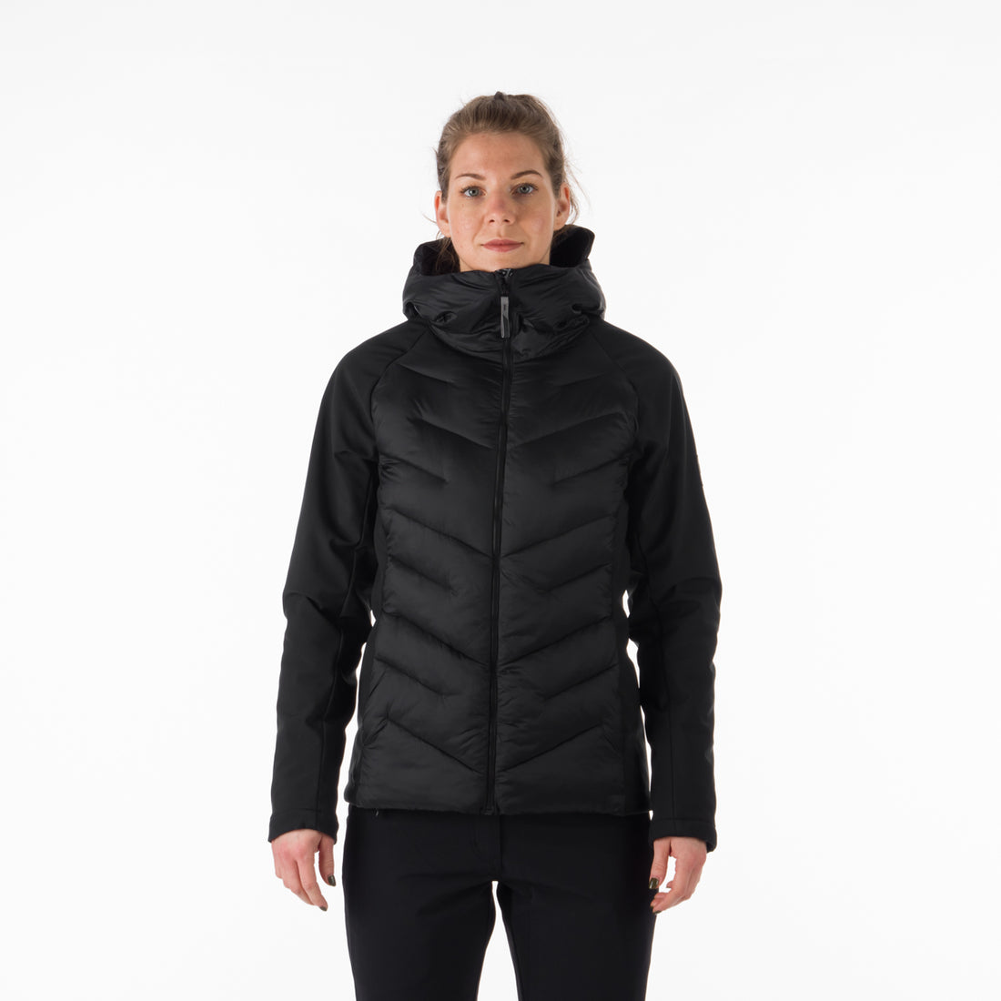 BU-6067SP women's trendy insulated jacket combination with softshell DESIREE