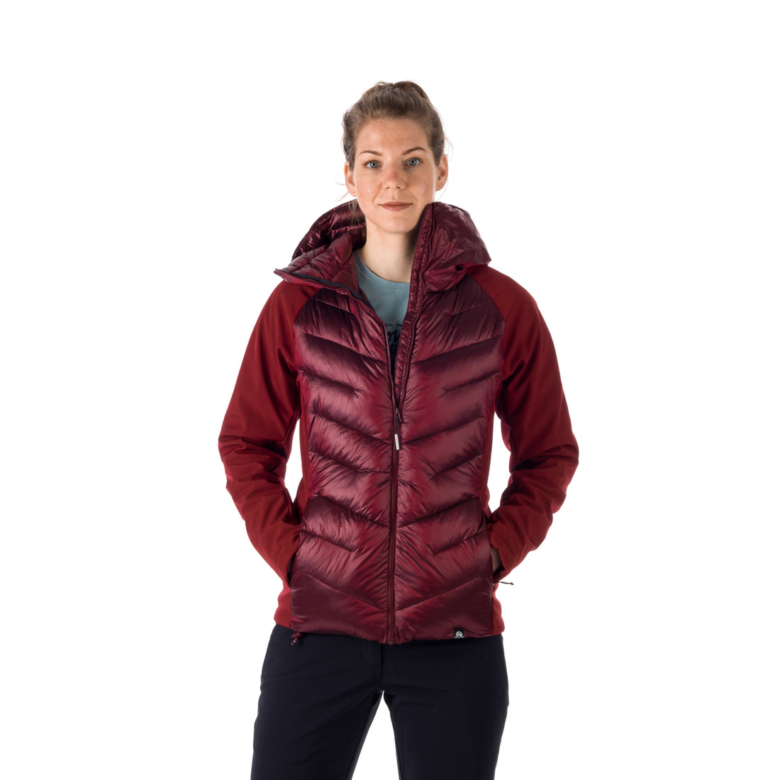 BU-6067SP women's trendy insulated jacket combination with softshell DESIREE