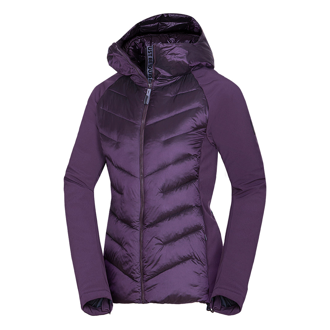 BU-6067SP women's trendy insulated jacket combination with softshell DESIREE