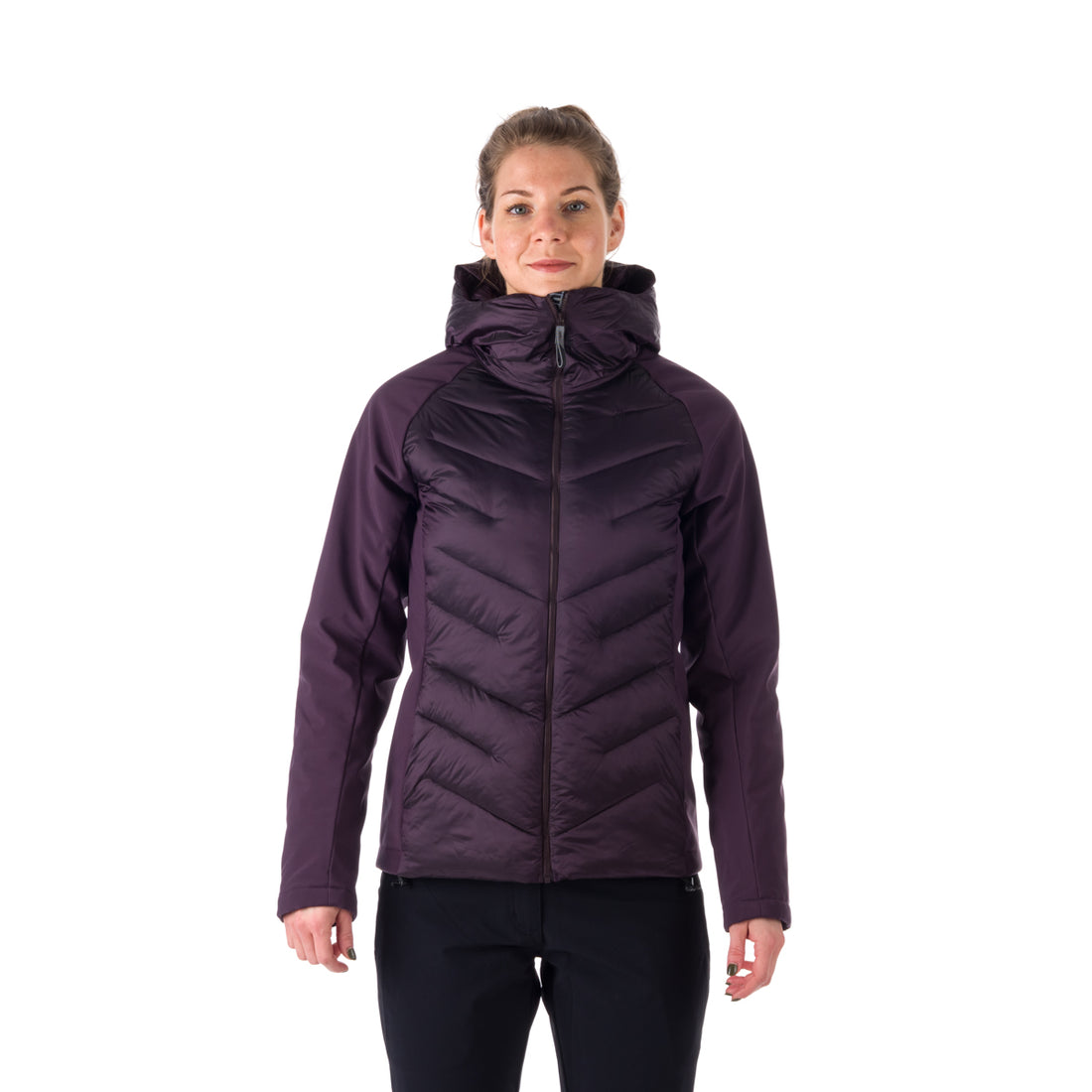 BU-6067SP women's trendy insulated jacket combination with softshell DESIREE