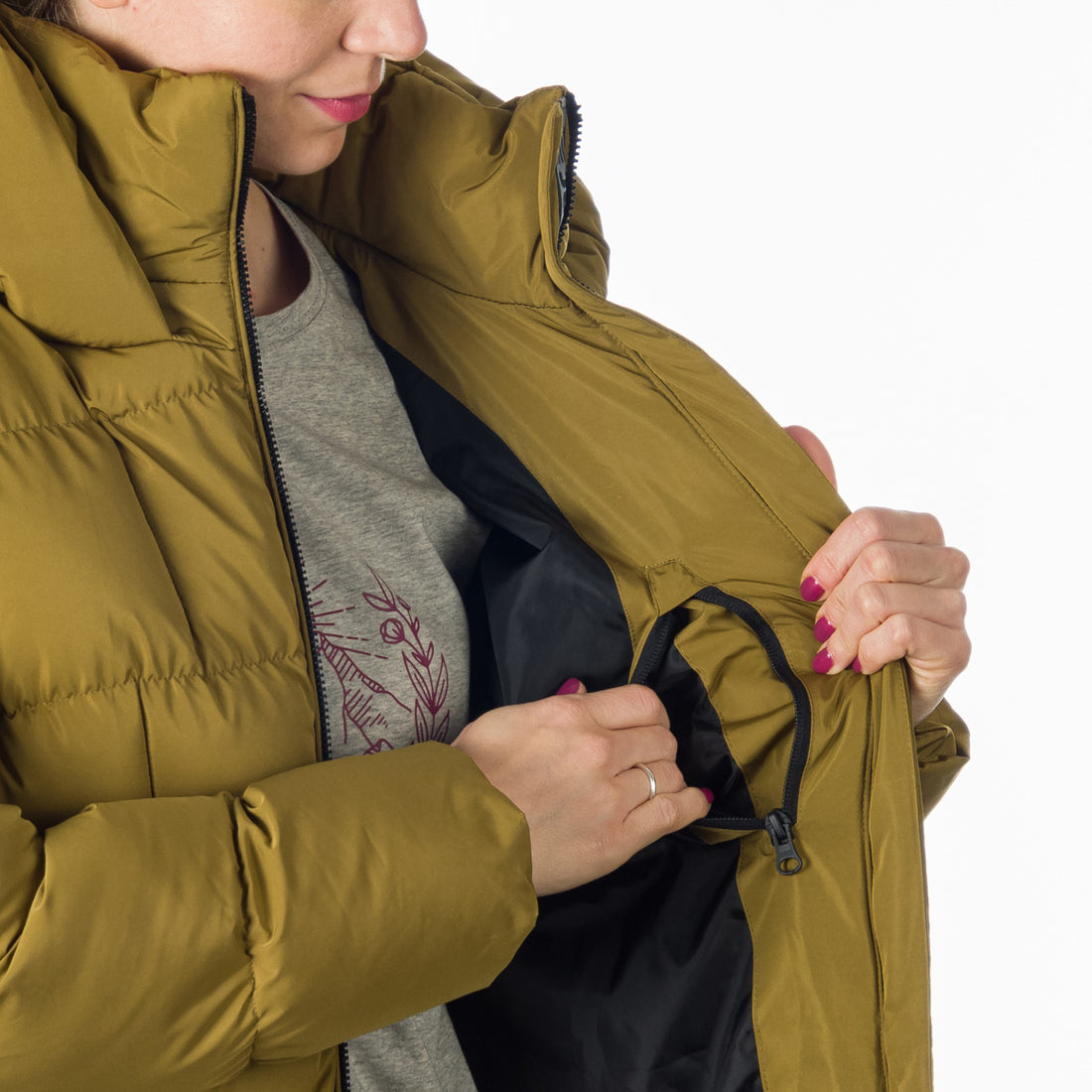 BU-6070SP women's sport insulated quilted jacket ALESSYA