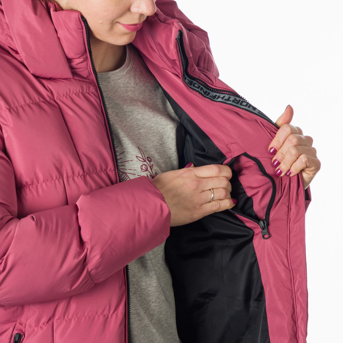 BU-6070SP women's sport insulated quilted jacket ALESSYA