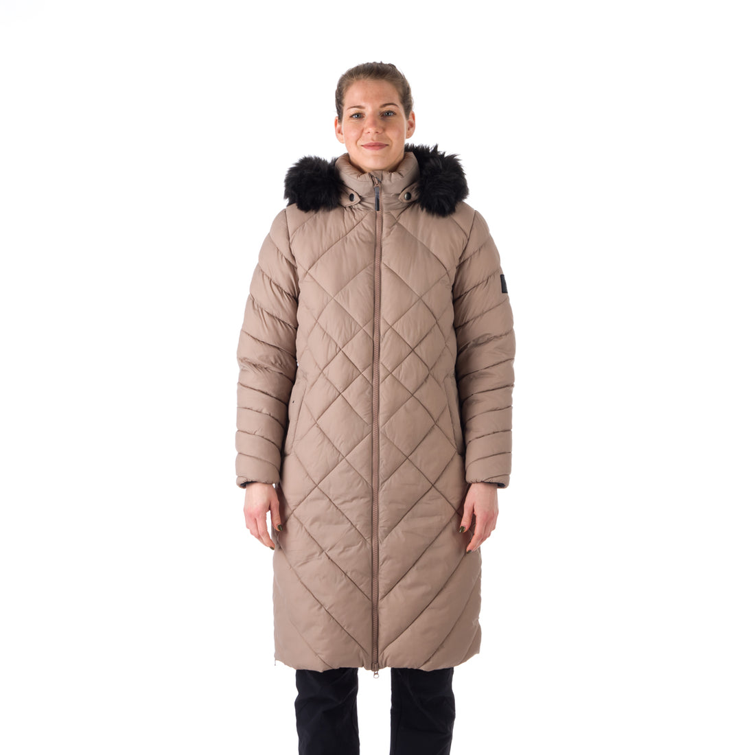 BU-6074SP women's casual like down jacket long style GINA