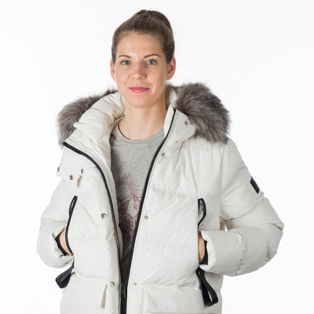 BU-6076SP women's casual trendy like down jacket HAANNA