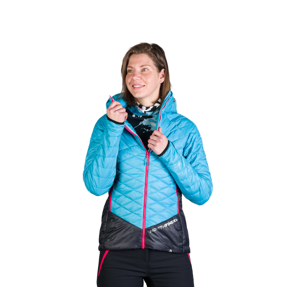 BU-61101SKP women's active ski-touring jacket padded Primaloft® Gold OPALENA