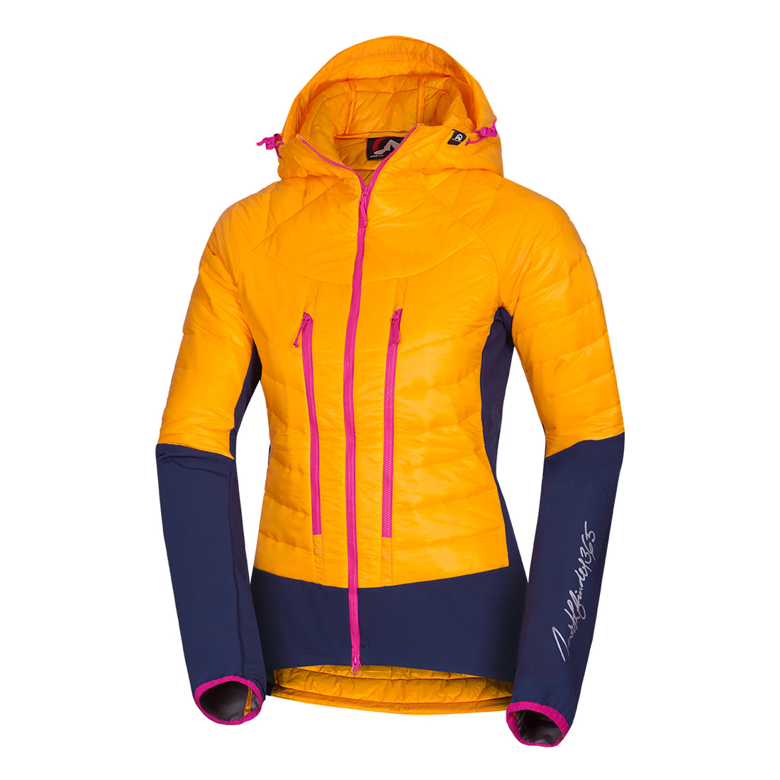 BU-6110SKP women's active ski-touring softshell hybrid jacket padded Primaloft Gold OPALENA