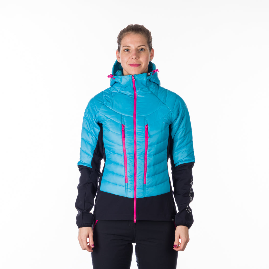 BU-6110SKP women's active ski-touring softshell hybrid jacket padded Primaloft Gold OPALENA