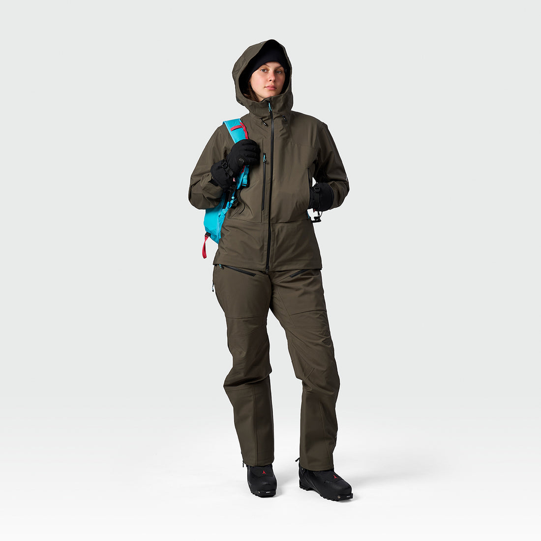 BU-6112SKP women's ski-touring technical hardshell jacket Dermizax™EV MURANSKA