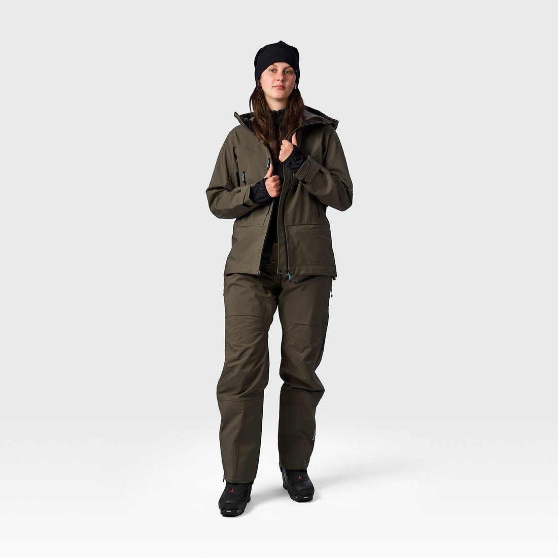 BU-6112SKP women's ski-touring technical hardshell jacket Dermizax™EV MURANSKA