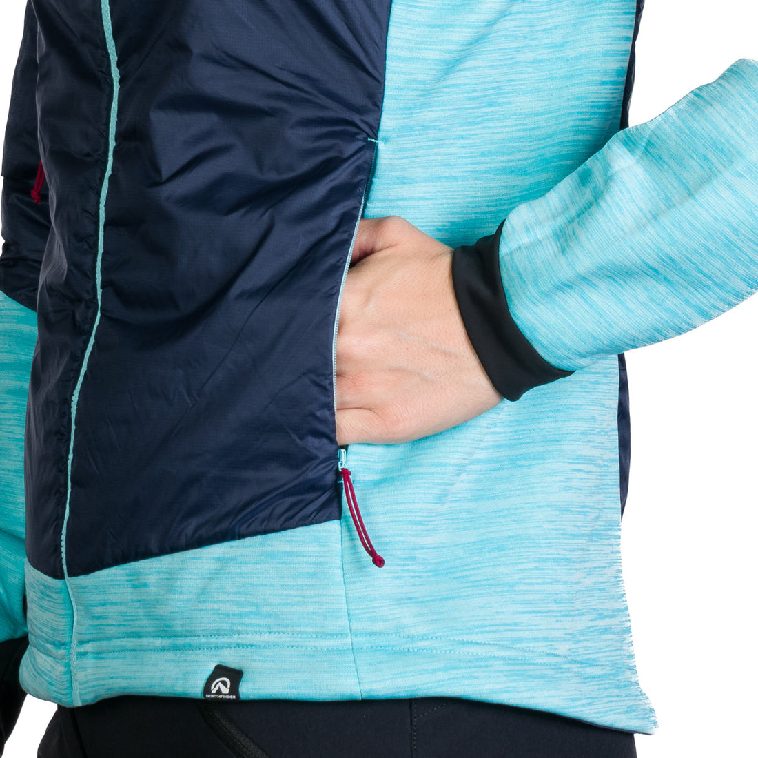 BU-6125OR Women's hybrid jacket with active insulation BERNINA