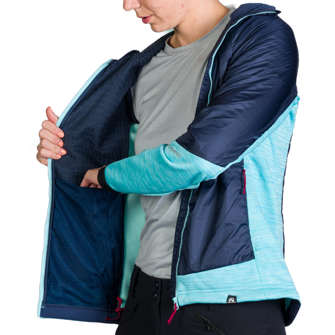 BU-6125OR Women's hybrid jacket with active insulation BERNINA