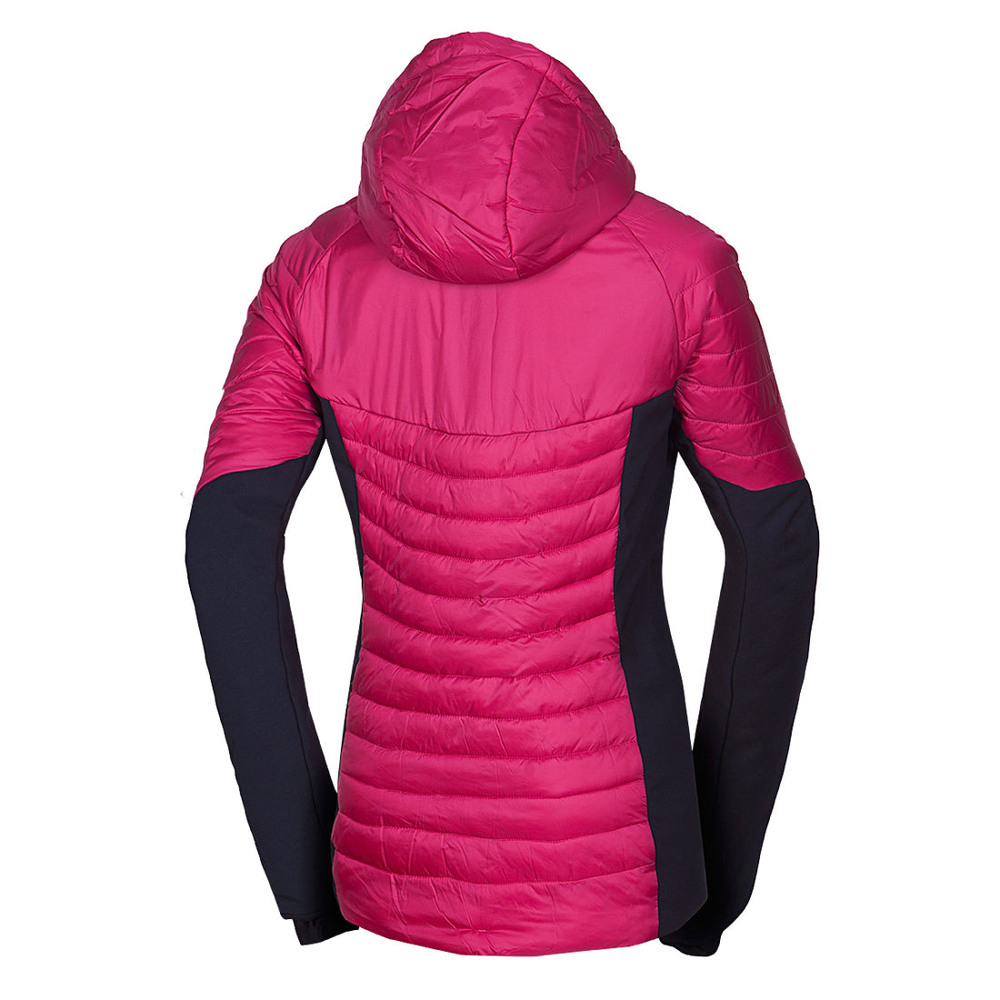 BU-6131OR women's outdoor hybrid like down jacket with softshell PHYLLIS