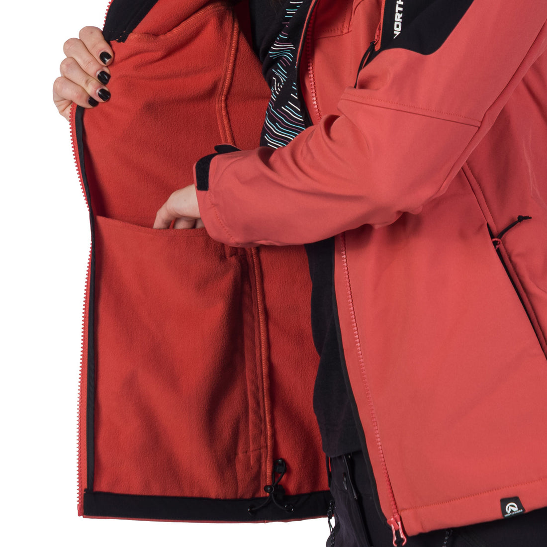 BU-6135OR women's travel elegant softshell jacket 3L JEANNE