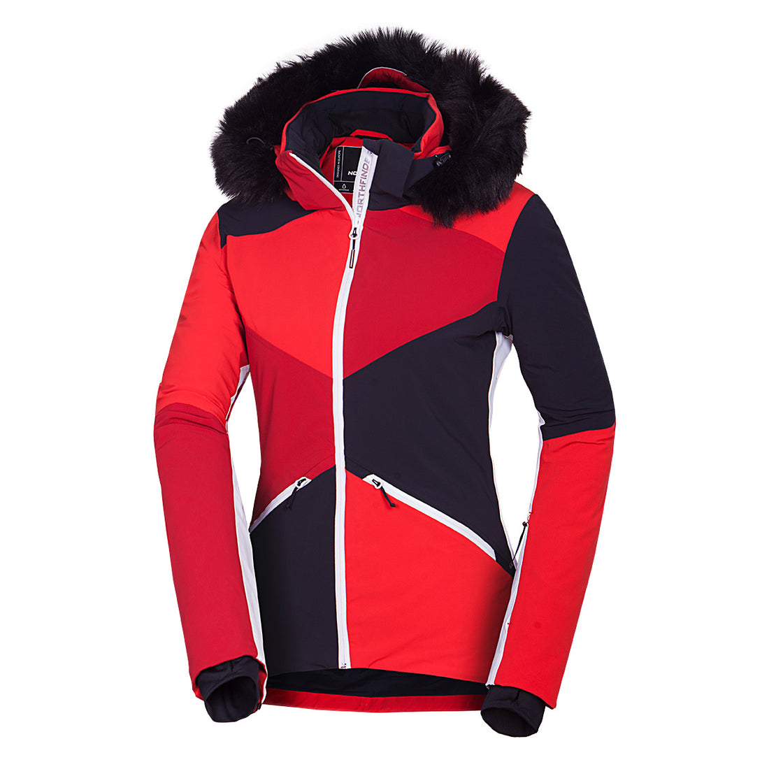 BU-6140SNW women's ski technical jacket fully featured EDITH