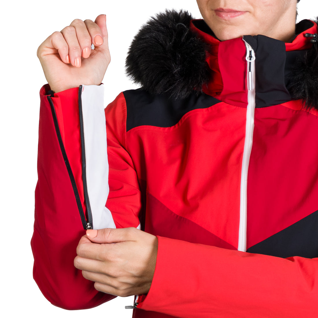 BU-6140SNW women's ski technical jacket fully featured EDITH