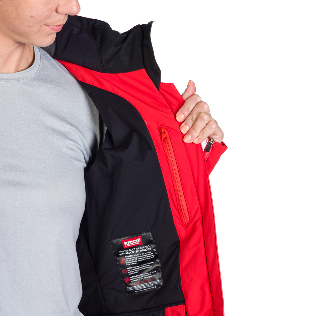 BU-6140SNW women's ski technical jacket fully featured EDITH